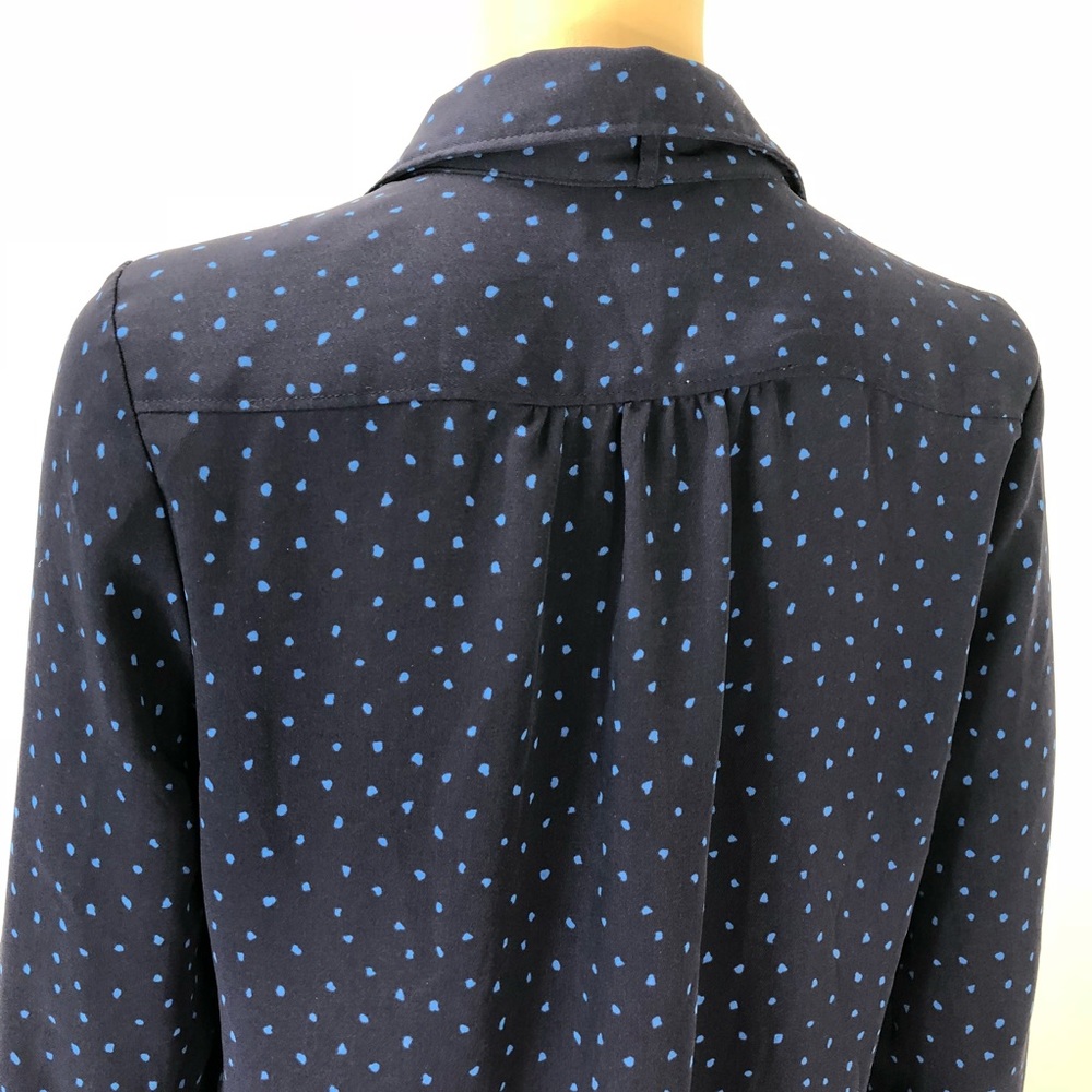 Lands end button down polo shirt blue size 6 (#27) - Picture 6 of 8